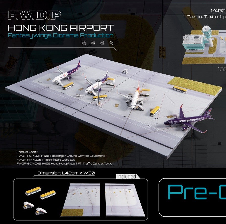Fantasy Wings 1:400 Hong Kong Airport Outer Bay Set V131-V134 FWDP-SC-4056
