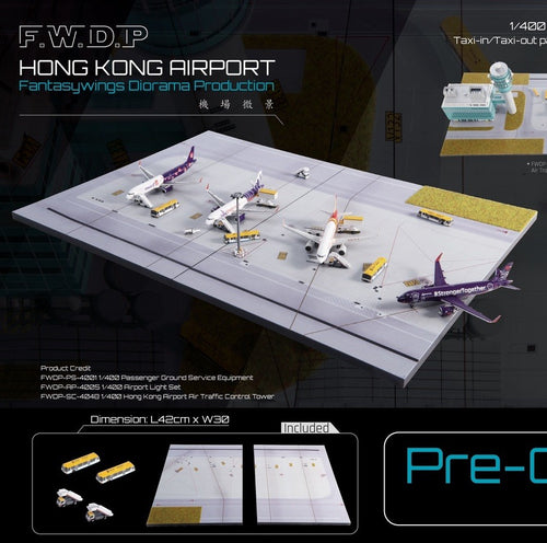 Fantasy Wings 1:400 Hong Kong Airport Outer Bay Set V131-V134 FWDP-SC-4056