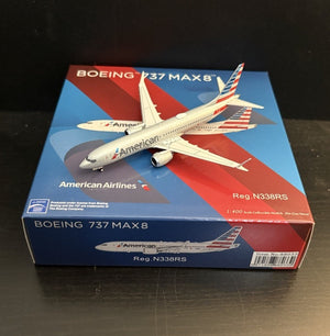 NG Models 1:400 American Airlines Boeing 737 MAX 8 N338RS 88033 Diecast Model