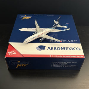GeminiJets 1:400 Aeromexico Boeing 737 MAX 8 XA-MAG GJAMX1715 Scale Model Plane