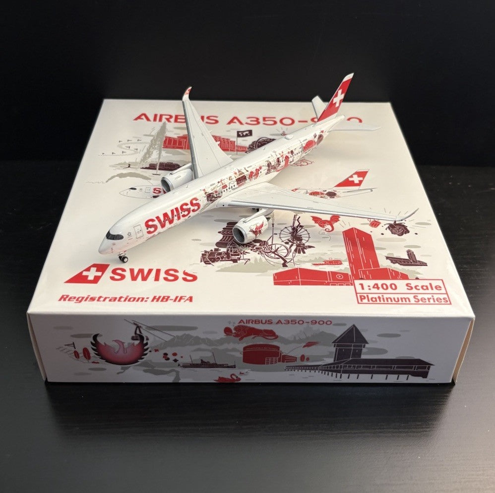 Phoenix Model 1:400 Swiss Air Airbus A350-900 HB-IFA 12003 Scale Model Airplane