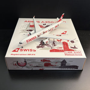 Phoenix Model 1:400 Swiss Air Airbus A350-900 HB-IFA 12003 Scale Model Airplane