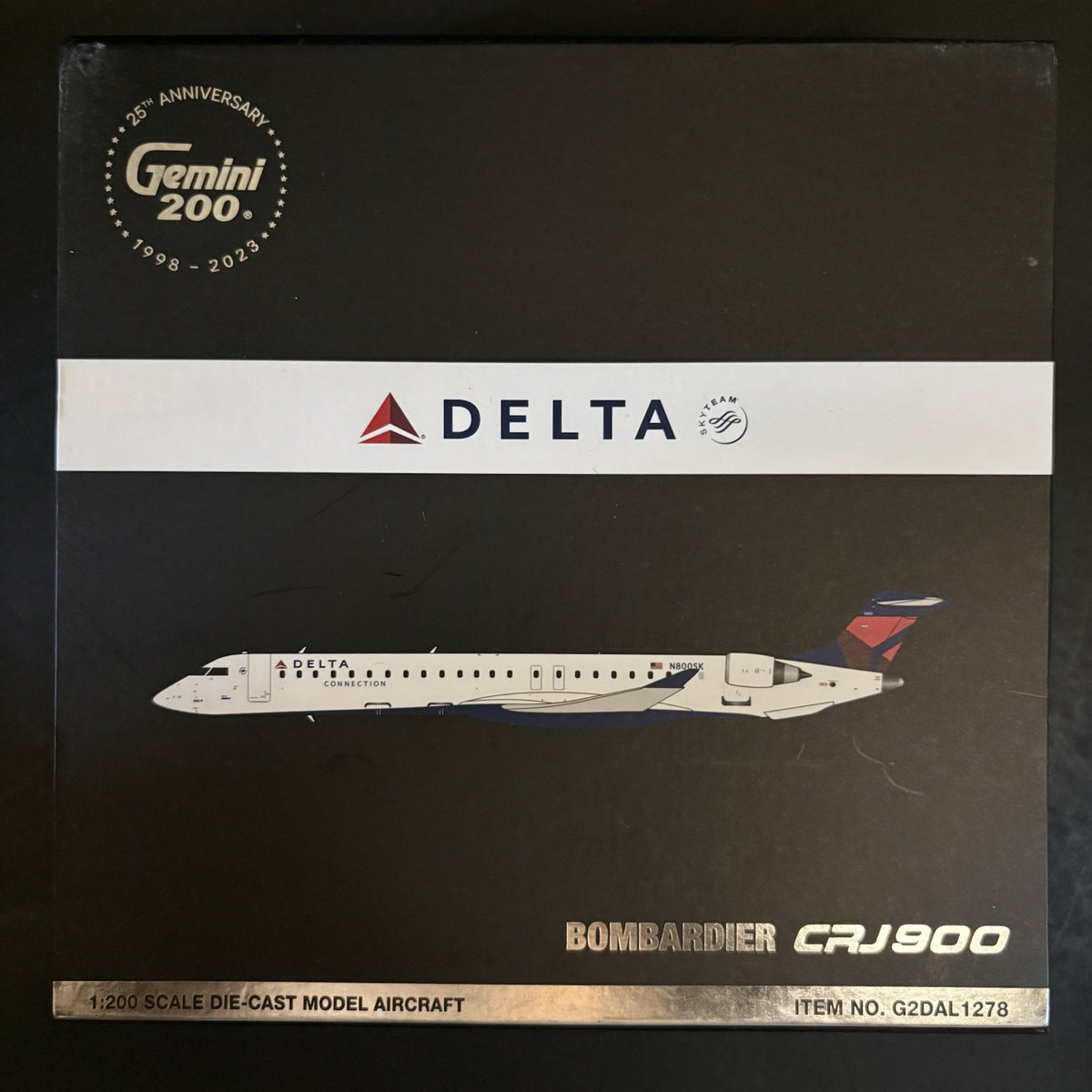 GeminiJets 1:200 Delta Connection SkyWest CRJ900LR N800SK G2DAL1278 Air Lines