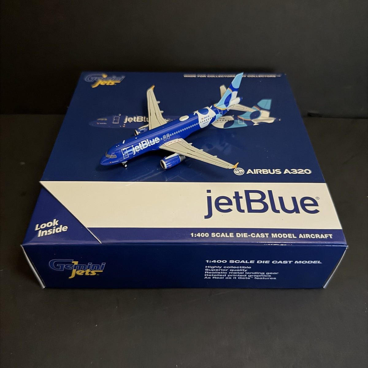 Gemini Jets 1:400 JetBlue Airways Airbus A320 N547JB GJJBU2289 Scale Model Plane