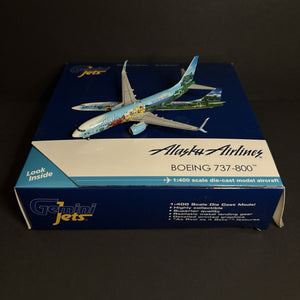 GeminiJets 1:400 Alaska Airlines Boeing 737-800 Spirit Islands N560AS GJASA1358