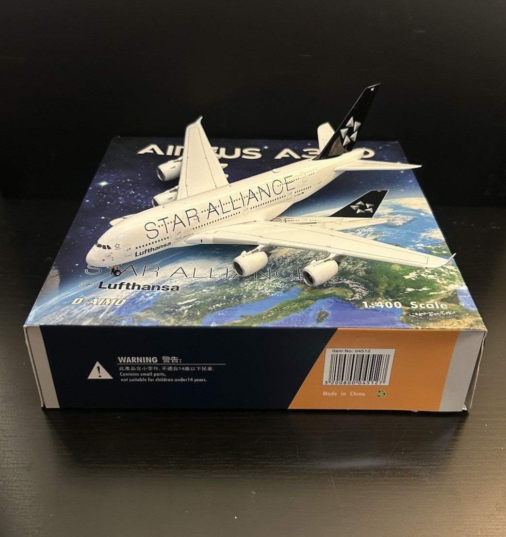 Phoenix Models 1:400 Lufthansa Airbus A380-800 D-AIMO 04512 Diecast Aircraft