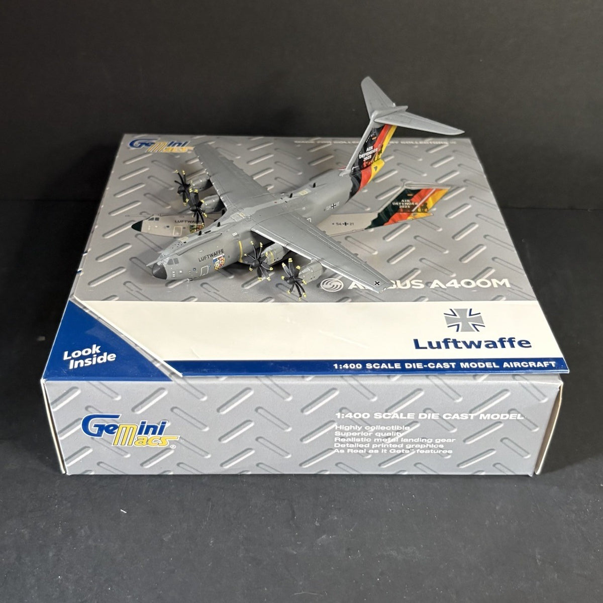 GeminiJets 1:400 German Air Force Airbus A400M GMLFT138 Luftwaffe Air Defender