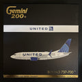 GeminiJets 1:200 United Airlines Boeing 737-700 N21723 G2UAL1014 Scale Model