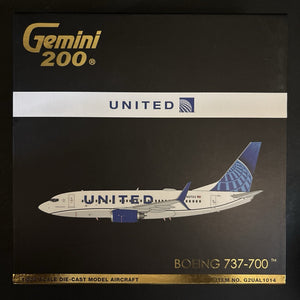 GeminiJets 1:200 United Airlines Boeing 737-700 N21723 G2UAL1014 Scale Model