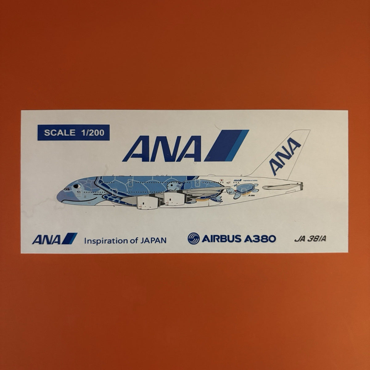 JC Wings 1:200 ANA Airbus A380 JA381A EW2388005 All Nippon Airways Scale Model