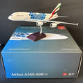 GeminiJets 1:200 Emirates Airbus A380-800 Blue Expo 2020 A6-EOT G2UAE1044 Model