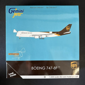 GeminiJets 1:400 UPS Boeing 747-8F N606UP GJUPS1899 Diecast Scale Model Airplane