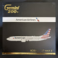 GeminiJets 1:200 American Airlines Boeing 737 MAX 8 2013s Colors N324RA G2AAL704