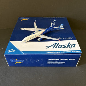 GeminiJets 1:400 Alaska Airlines Boeing 737-800 HTWS N570AS GJASA2122 Diecast