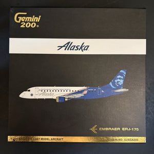 GeminiJets 1:200 Alaska Airlines Embraer ERJ-175 N651QX G2ASA886 HTWS Honoring