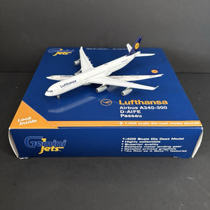 GeminiJets 1:400 Lufthansa Airbus A340-300 Passau D-AIFE GJDLH1226 Scale Model