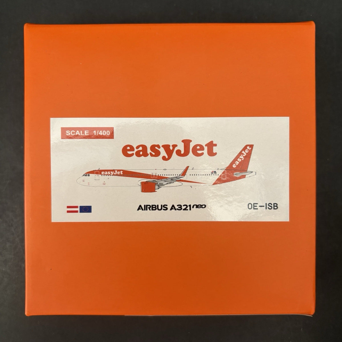 JC Wings 1:400 EasyJet Airbus A321neo OE-ISB JCEW421N002 Scale Model Diecast