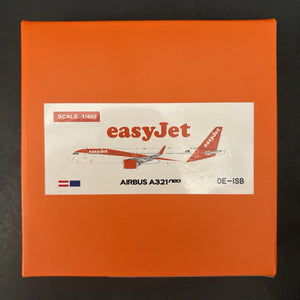 JC Wings 1:400 EasyJet Airbus A321neo OE-ISB JCEW421N002 Scale Model Diecast