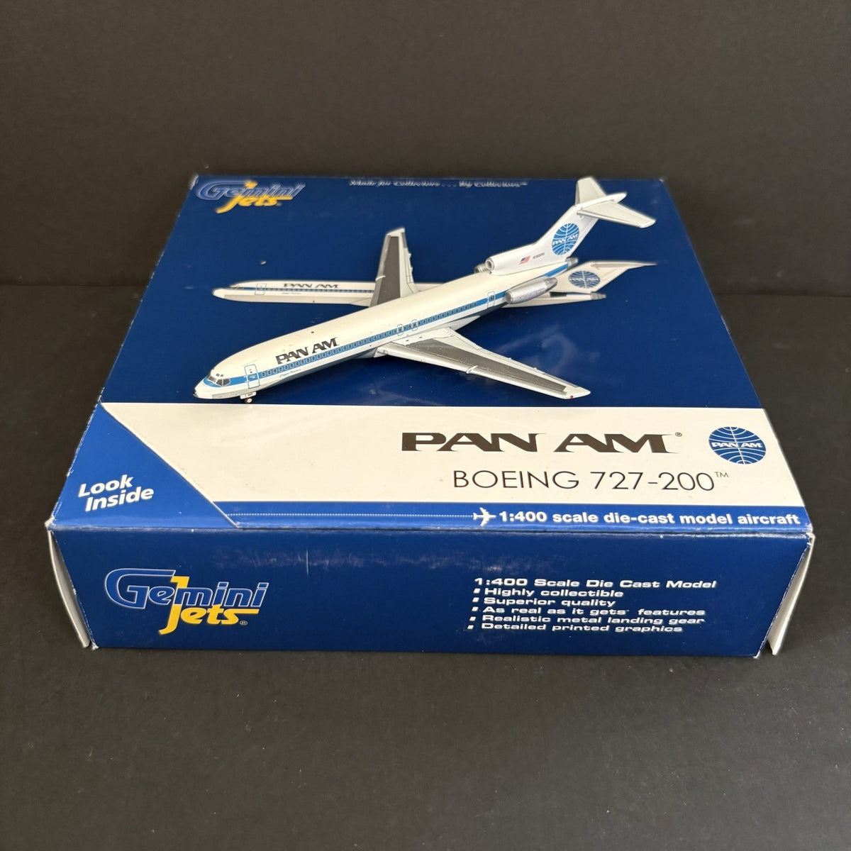 GeminiJets 1:400 Pan American World Airways Boeing 727-200 N365PA GJPAA1308