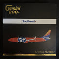 GeminiJets 1:200 Southwest Airlines 737-800 Tennessee One N8620H G2SWA1011 Model
