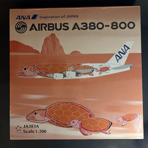 SQ Wings 1:200 ANA All Nippon Airways Airbus A380-800 Flying Honu JA383A L2267