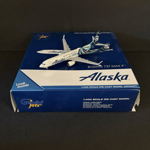 GeminiJets 1:400 Alaska Airlines Boeing 737 MAX 9 N915AK GJASA2189 Kraken Model