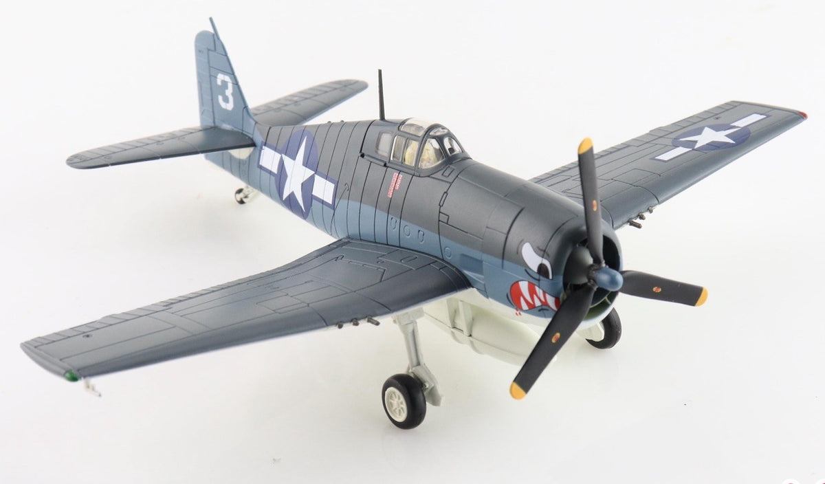Hobby Master 1:72 F6F-3 Hellcat USN VF-27 Gordon Arthur Stanley White 3 HA1119
