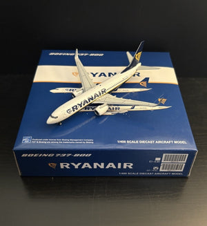 JC Wings 1:400 Ryanair Boeing 737-800 SP-RSL XX4271 JC4RYS271 Scale Model Plane