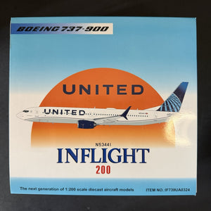 Inflight200 1:200 United Airlines Boeing 737-900ER N53441 IF739UA0324 Model