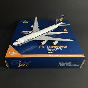 GeminiJets 1:400 Lufthansa Boeing 747-8 Retro Livery GJDLH1479 D-ABYT Koln Model