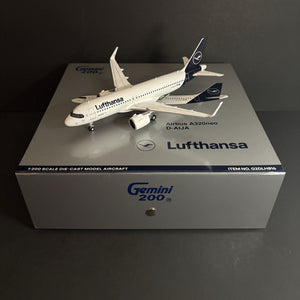 GeminiJets 1:200 Lufthansa Airbus A320neo D-AIJA G2DLH816 Scale Model Diecast