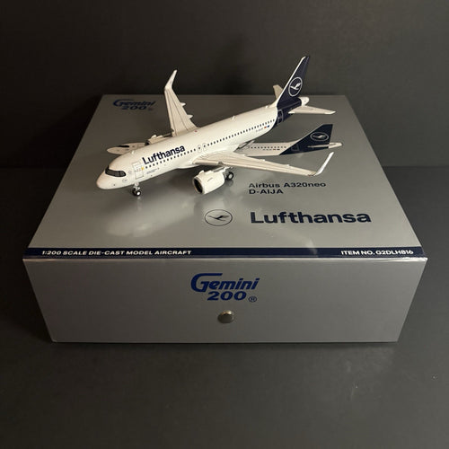 GeminiJets 1:200 Lufthansa Airbus A320neo D-AIJA G2DLH816 Scale Model Diecast