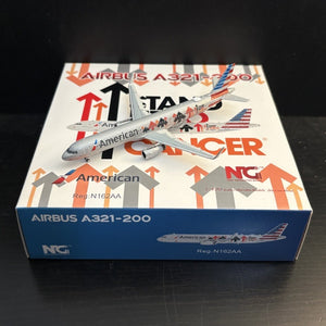 NG Models 1:400 American Airlines Airbus A321 Stand Up To Cancer N162AA 13003