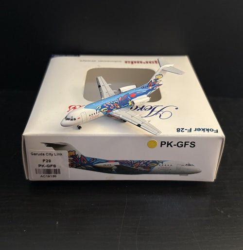 Aeroclassics 1:400 Garuda Citilink Fokker F-28 PK-GFS AC19138 Scale Model Plane