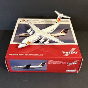 Herpa 1:200 Jersey European Airways BAe 146-300 G-JEAM 572828 Scale Model Plane