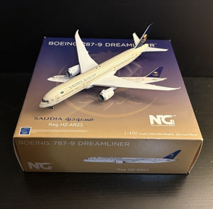NG Models 1:400 Saudia Boeing 787-9 Dreamliner HZ-AR23 55059 Scale Model
