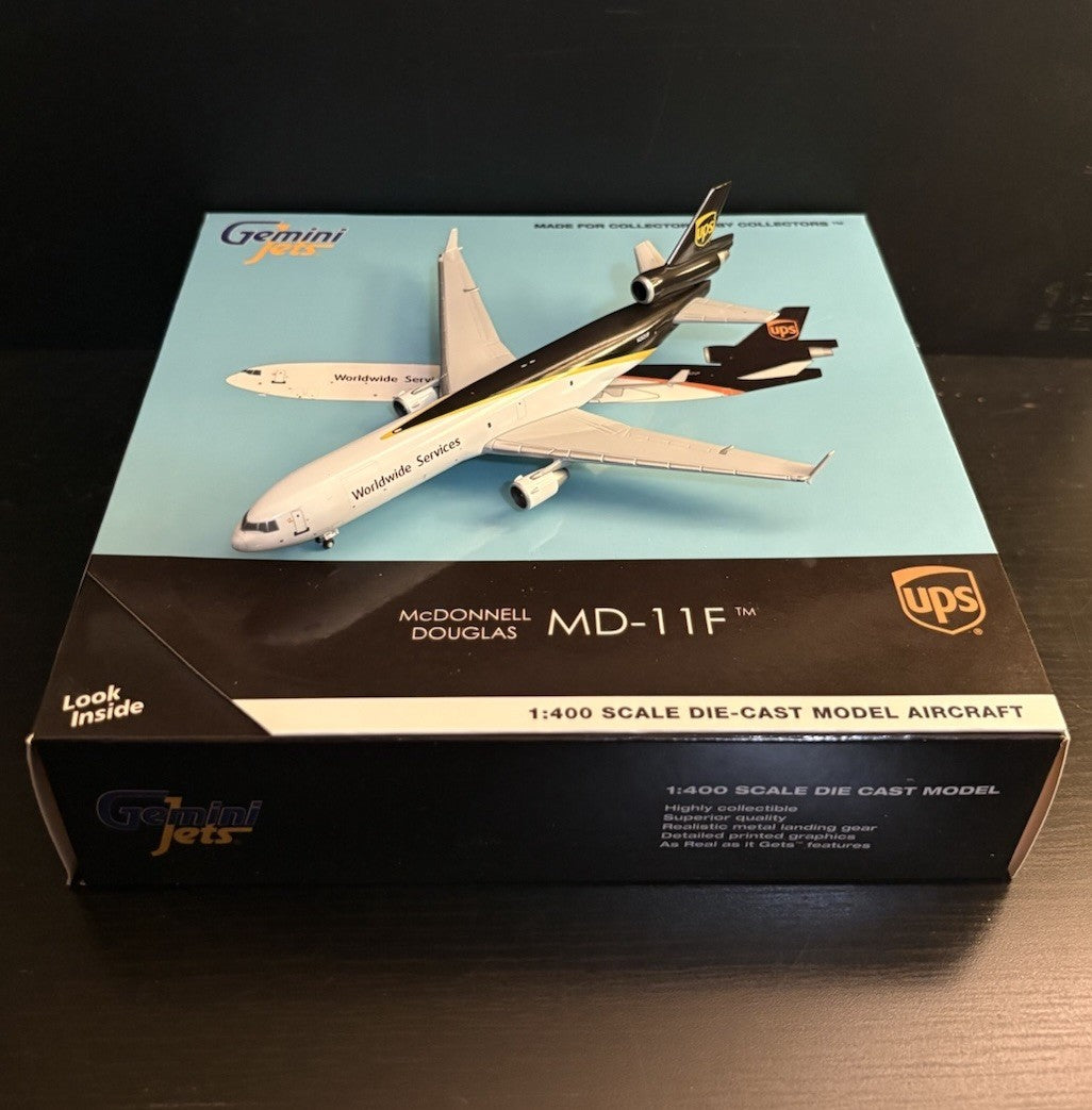 GeminiJets 1:400 UPS McDonnell Douglas MD-11F N282UP GJUPS2177AL Airplane Model