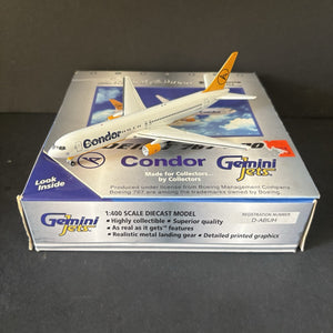 GeminiJets 1:400 Condor Boeing 767-300 D-ABUH GJCFG211 Scale Model Diecast Plane