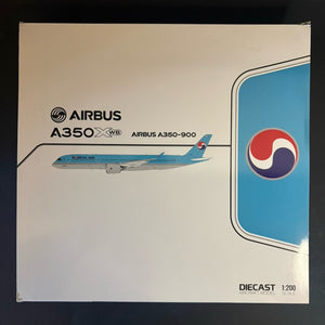 JC Wings 1:200 Korean Air Airbus A350-900XWB HL8598 SA2086 Diecast Scale Model