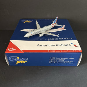 GeminiJets 1:400 American Airlines Boeing 737 MAX 8 N324RA GJAAL1708 Scale Model