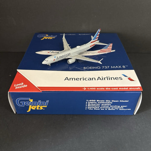 GeminiJets 1:400 American Airlines Boeing 737 MAX 8 N324RA GJAAL1708 Scale Model