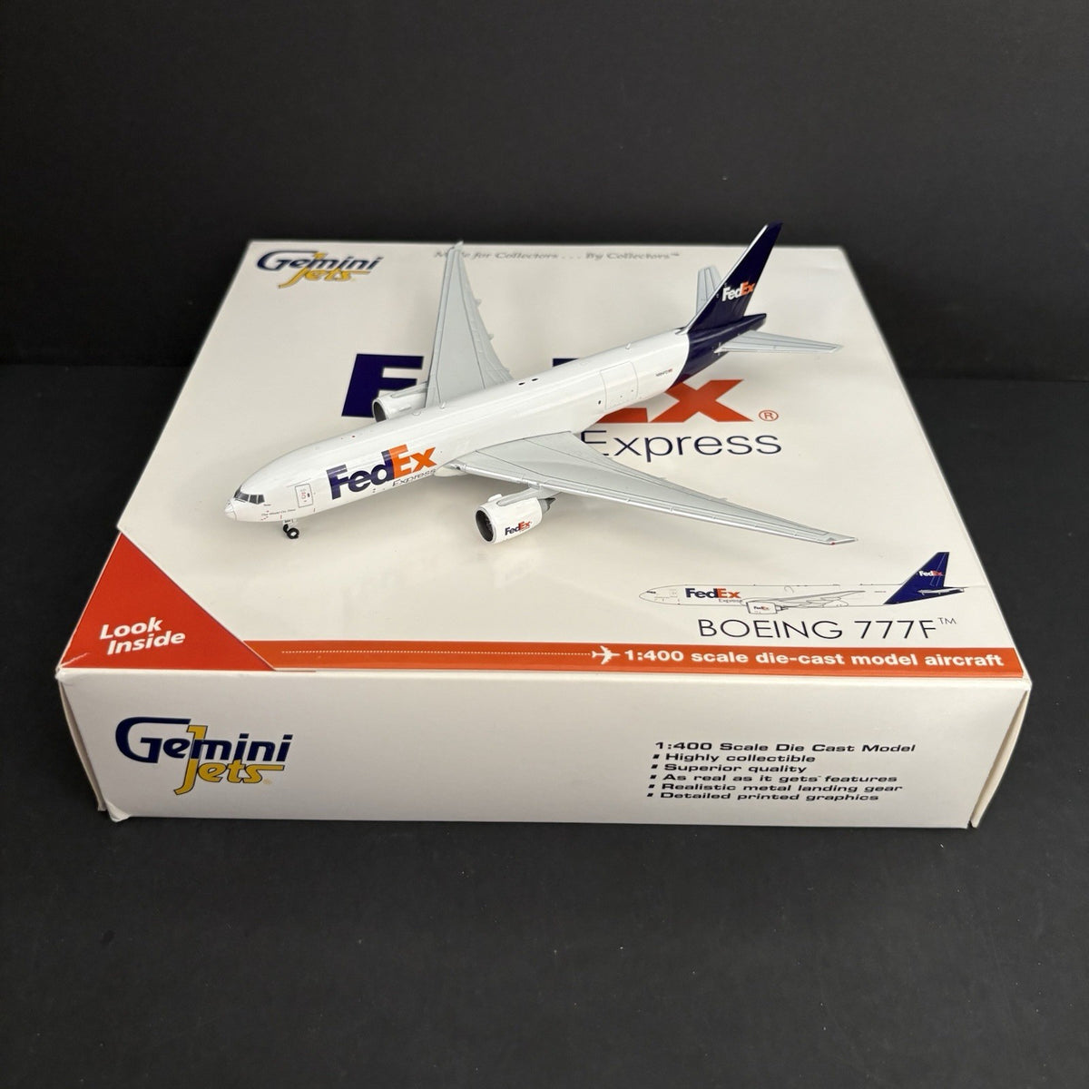 GeminiJets 1:400 Fedex Boeing 777F N884FD GJFDX1437 Diecast Scale Model Airplane
