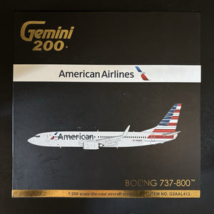 GeminiJets 1:200 American Airlines Boeing 737-800 N908NN G2AAL413 Scale Model