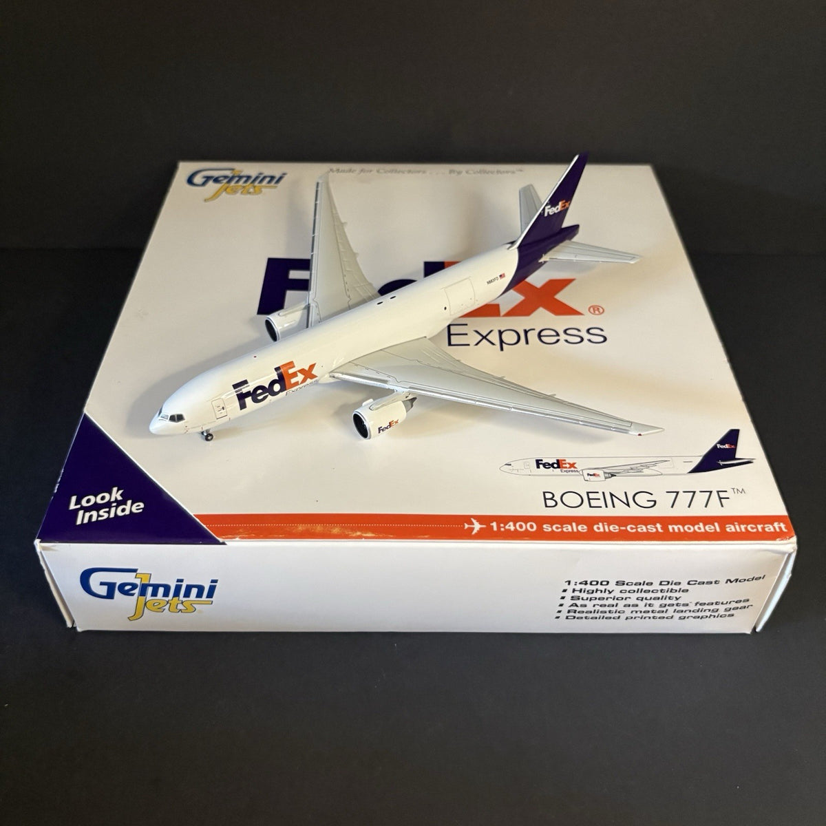 GeminiJets 1:400 Fedex Boeing 777F Federal Express N883FD GJFDX1276 Scale Model
