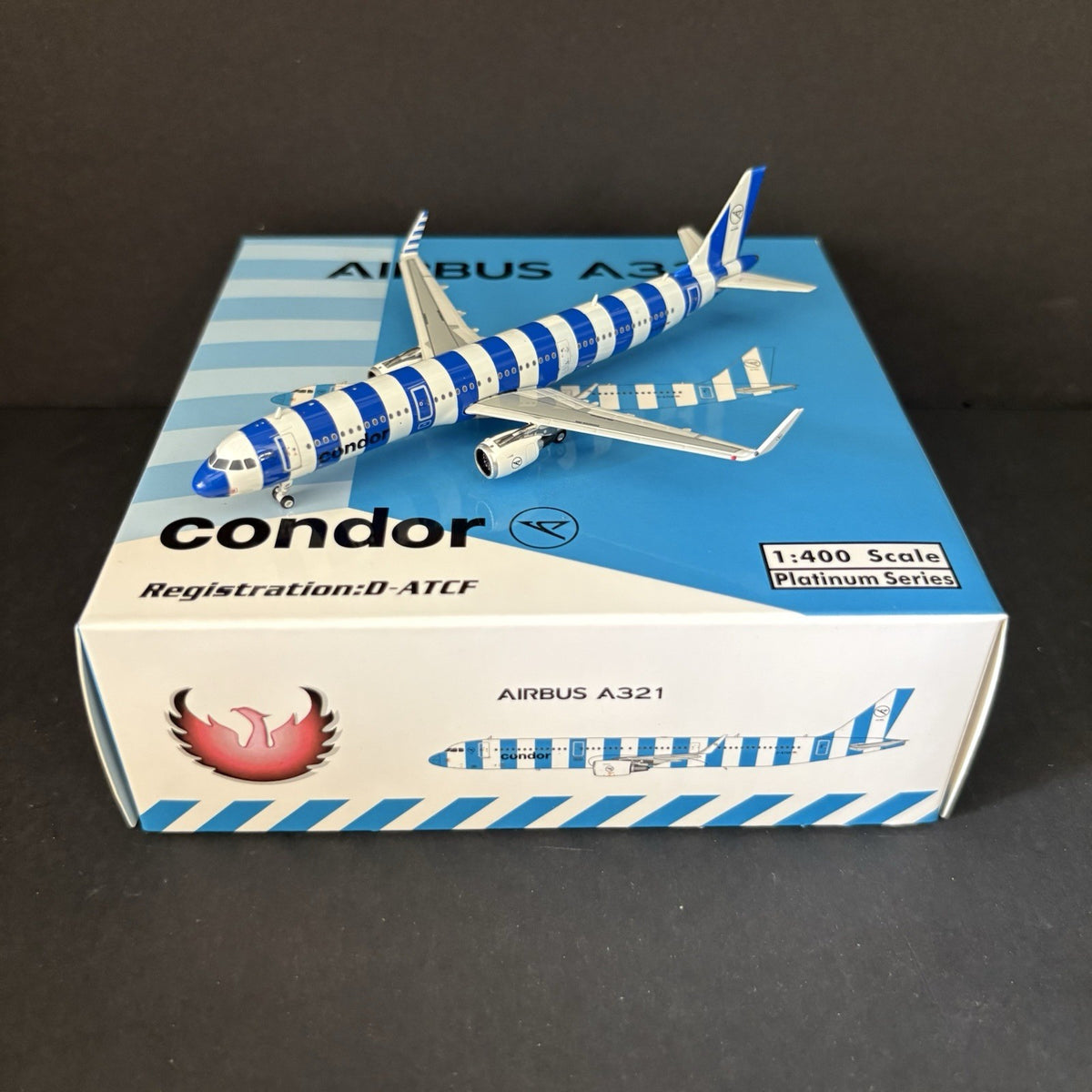 Phoenix Model 1:400 Condor Airbus A321 D-ATCF PH411755 Diecast Scale Airplane