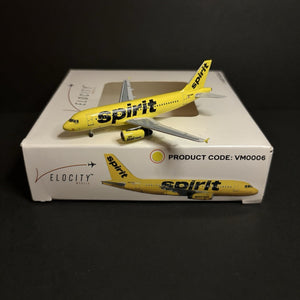 Velocity Models 1:400 Spirit Airlines Airbus A319 N534NK VM0006 Scale Diecast