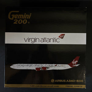 GeminiJets 1:200 Virgin Atlantic Airbus A340-600 G-VNAP G2VIR732 Scale Model