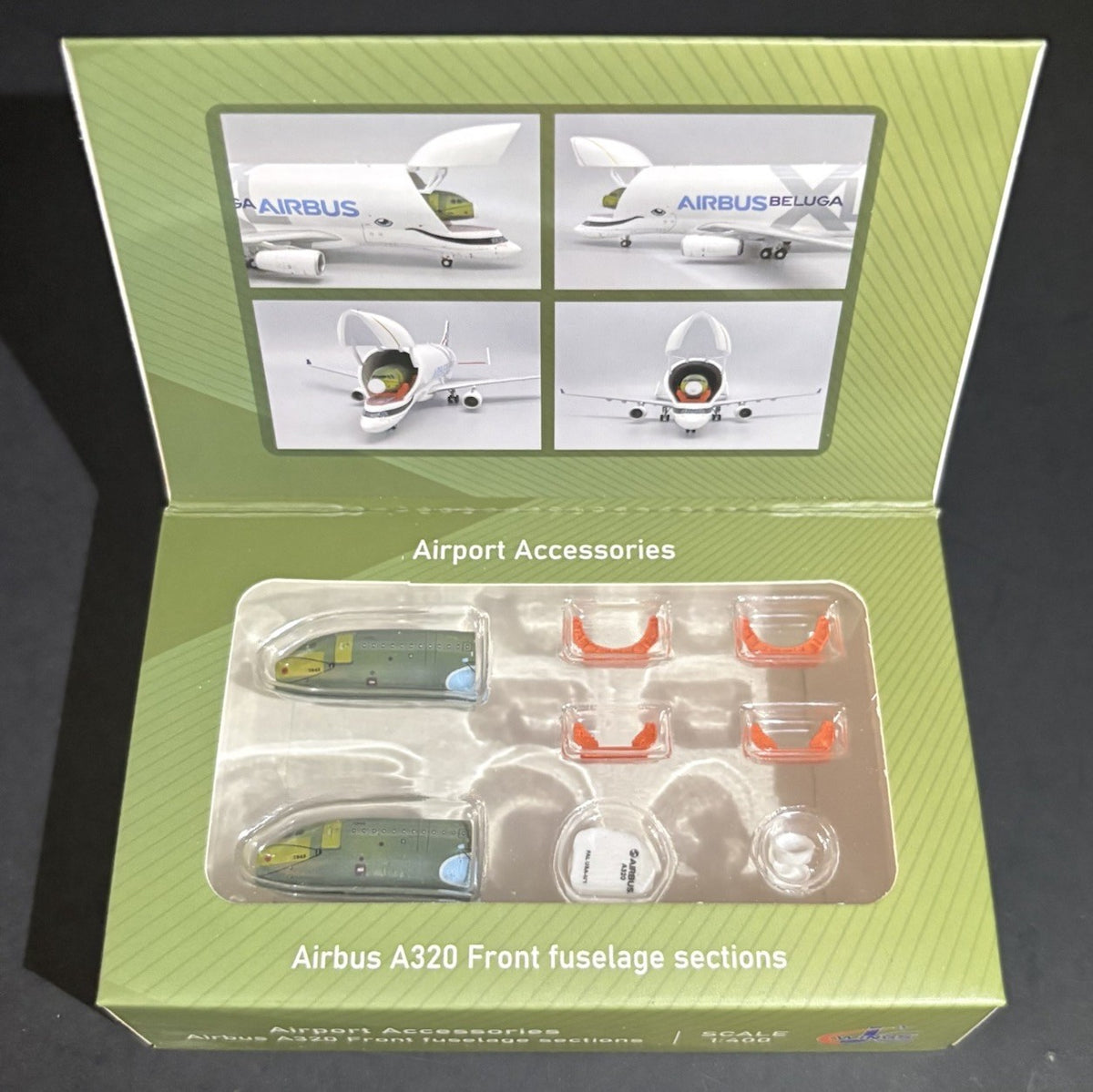 JC Wings 1:400 Airbus A320 Front Fuselage Sections JCGSESETB Airport Accessories