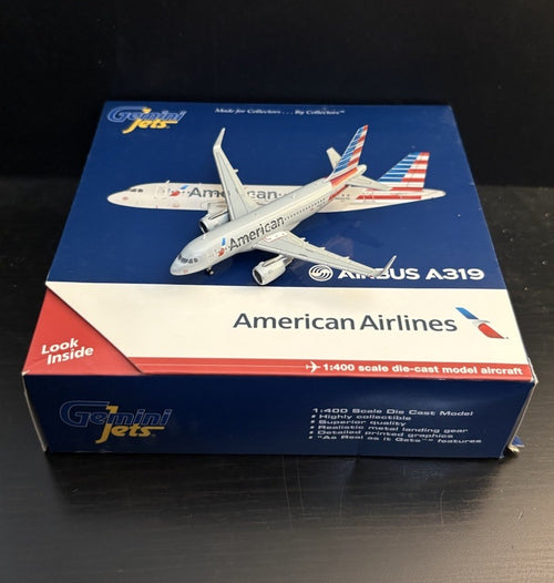 GeminiJets 1:400 American Airlines Airbus A319 N8027D GJAAL1702 Scale Model RARE