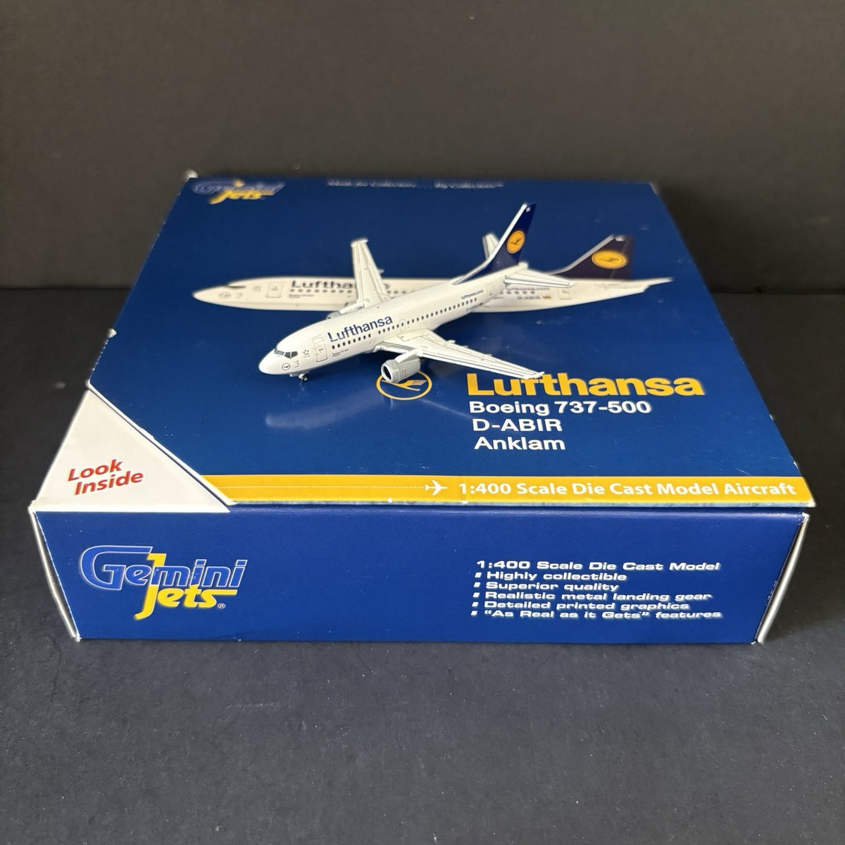 GeminiJets 1:400 Lufthansa Boeing 737-500 "Anklam" D-ABIR GJDLH1327 Scale Model